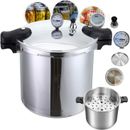 23 Quart Pressure Canner & Cooker | Induction Compatible | Pressure Gauge & Pres