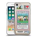 Head Case Designs Officially Licensed Peanuts Cast Card Trends Soft Gel Case Compatible with Apple iPhone 7 / iPhone 8 / iPhone SE 2020