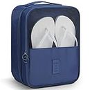 Packing Organizers,Mossio Foldable Dust-Proof Overnight Travel Shoe Bag Dark Blue