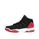 NIKE Men's Jordan Max Aura Basketball Shoes, Black Black Black Gym Red 023, 7 UK