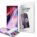 Prime Retail Samsung Galaxy S10 Plus Tempered Glass Screen Protector [Liquid Dispersion Tech] with UV Light 3D Curved Case Friendly Tempered Glass Screen Protector for Samsung Galaxy S10 Plus