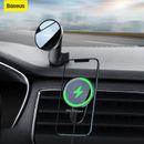 Baseus Car Magnetic Wireless Fast Charger Holder Air Vent Mount For iPhone 15 14