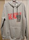 GAS MONKEY Garage Hoodie Pullover Pockets Strings Gray Grey size XL Adults