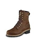 Irish Setter by Red Wing Men's 8in. Mesabi Steel Toe Logger Boots - Brown, Size 14 Wide