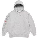 Nike x Supreme Hoodie HEATHER GREY SS24 size Large NEW **CONFIRMED PRESALE**