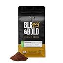 BLK & Bold Limu Ethiopia Single Origin | Natural Processed | Light Roast | Fair Trade & Micro-Roasted | Certified Kosher | Black Owned | 100% Arabica | Ground Coffee | 12 oz Bag