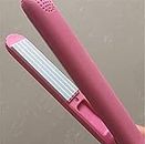 JGJ® Portable Mini Electronic Hair Crimper For Women Ceramic Coated Plates(Colors May Vary)