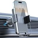 WIOUKUO Handyhalterung Auto, Handyhalter fürs Auto Lüftung mit 2024 Upgraded Hook Clip und EIN-Knopf-Release, 360° Drehbar KFZ Handy Halterung Auto Kompatibel für iPhone Android Smartphone