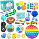 Fidget Toys Set 28 Stk Anti Stress Ball Sensorik Spielzeug Pop It Squishy Mochi