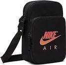 Nike Nk Hritg Crssbdy-Air Wavey, FV6611-010, MISC Unisex Hip Bag Black/Bright Mandarin, Black/Black/Bright Mandarin, Standard Size, Sports