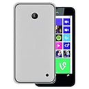 for Nokia Lumia 630 Ultra Thin Phone Case, Gel Pudding Soft Silicone Phone Case for Nokia Lumia 635 4.50 inches (White)