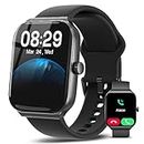 Montre Connectée, 1.95" Smartwatch Sport avec Appel Bluetooth pour Homme Femme, Bracelet Intelligent Étanche IP68 avec Alex, Cardiofrequencemetre, Moniteur Sommeil, Smart Watch Digital for IOS/Android