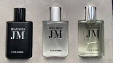 Juego de 3 perfumes de colonia Jean Miss para hombre 30 ml cada uno X3