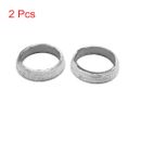 2PCS 65mm Inner Dia Car Exhaust Test Pipe Header Manifold Downpipe Donut Gasket