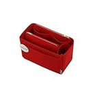 Purse Organizer Insert, Handbag Organizer, Bag in Bag Organizer, Perfect for Speedy Neverfull and More, 5 Sizes (Medium, Red)