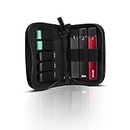 Carrying Case Fits Pods & USB Charger,Travel Storage case for Your Pocket or Bag(Case Only) (black01) (Black)