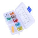 70pcs Micro2 AUTOMOTIVE FUSE BLADE ASSORTMENT ELECTRICAL DEVICES UNIVERSAL New