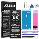 LCLEBM Battery for iPhone 6s, Upgraded High Capacity Replacement Battery for iPhone 6s A1633/A1688/A1700 With Professional Repair Tool Kits