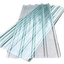 Clear Roof Sheet,Fiberglass Daylighting Panels,2mm FRP Daylighting Plate,Corrugated Roofing Sheet,Roofing Panel for Storage Shed Garage Canopy Greenhouse Replacing (35x63in,1 PCS)