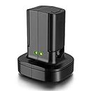 OBVIS for Xbox 360 Controller 2 Pack Rechargeable Battery Kit with Dual Charging Station Dock Charger Stand Base