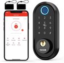 Cerradura de puerta inteligente 8 en 1 WiFi Alexa Bluetooth cerradura electrónica de huellas dactilares sin llave