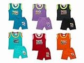 Lariyo Kids Wear Baby Boys and Baby Girls Clothing Sets Multicolor (Pair of 6) (3-6 Months)