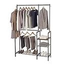 Free Standing Closet Storage Organizer by Neatfreak! - Storage and Organization Closet System For Clothes, Shoes & Accessories - Double Hanging Heavy Duty Clothes Rack With Shelves