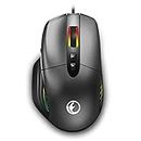 IFYOO G08 Ergonomic RGB USB Wired Pro Gaming Mouse(MAX 7200 DPI) for PC & Laptop Computer(Windows 10/8/7/XP, Linux), 7 Programmable Buttons Optical Game Mice - [Black]