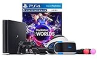 PlayStation VR Launch Bundle 2 Items: VR Launch Bundle, Sony PlayStation4 Slim 1TB Console- Jet Black