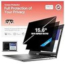 MOBDIK [2 Pack] 15.6 Inch Laptop Privacy Screen for 16:9 Aspect Ratio, Anti Glare & Blue Light Filter Protector, 15.6 in Removable Security Shield