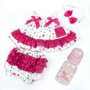 Reborn Baby Girl Doll Clothes Dress Clothing For 20"-22" Baby Dolls Accessories