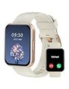 RUIMEN Smart Watches for Women Men (Answer/Make Calls) Compatible with iPhone/Android Phones, 1.85" HD Screen Fitness Tracker Heart Rate Monitor 100+ Sports Tracker Watch Waterproof (Milky White)