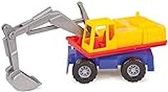 SIMM Spielwaren- Pelleteuse Profi, env. 27 cm, Robuste et Mobile, véhicule Jouet pour Pelle à Sable pour Les Enfants à partir de 2 Ans, adapté pour l'intérieur et l'extérieur, 7251, Multicolore