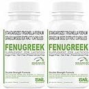 GOA NUTRITIONS Fenugreek Seed Extract Supplement 2400 mg -120 Capsules (Pack 2)