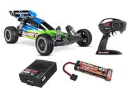 Traxxas 24054-8 Bandit 1/10 2WD Buggy Rtr +Battery +USB Charger Green