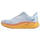 HOKA ONE ONE Women's Clifton 8 Running Shoe, Summer Song Ice Flow, 9 US