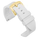 SOFT HIGH QUALITY RUBBER WATCH SMART GOLD BUCKLE BAND 20 22MM QUICK RELEASE UK