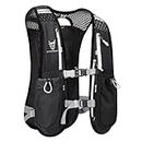UTOBEST Running Backpacks Lightweight Hydration Pack Functional Running Vest 5L (Black)