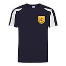 Personalised Scotland Football Shirt Supporters' Gear Kids French Navy Tshirt Kit Best Birthday Gift for 3 to 13 Year Old Boys & Girls (9/11 Years)