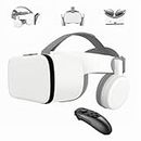 VR Set realtà virtuale VR per telefono, senza fili Bluetooth VR Headset VR Occhiali 110 ° FOV, supporto 4,76,2 pollici Cellulare compatibile per Android iOS iPhone 13 12 11 Pro Mini X R S Samsung