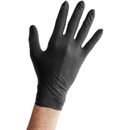Lavex Powder-Free Disposable Nitrile Black 5 Mil Thick Textured Gloves - Medium - 1000/Case