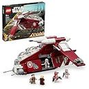 LEGO Star Wars: The Clone Wars Coruscant Guard Gunship 75354 Buildable Toy for 9 Year Olds, Gift Idea Fans Including Chancellor Palpatine, Padme and 3 Trooper Minifigures