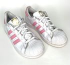 Adidas Originals Superstar Sneakers Shoes PCI 789002 Pink White Girl Size 3