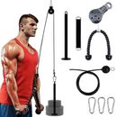 Sports Fitness Pulley Cable System Lifting Machine Triceps Rope Weight Workout