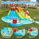 7 IN 1 Castle Bounce House w/ 2 Water Slides 750W Blower Kids Inflatable Bouncer