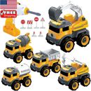 5-in-1 Take Apart Construction Toys DIY Engineering Playset with Remote Control