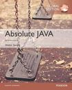 NEW Absolute Java, Global Edition By Walter Savitch Paperback Free Shipping
