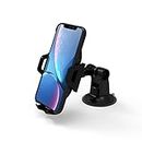Arteck Car Mount, Universal Mobile Phone Car Mount Holder 360° Rotation for Auto Windshield and Dash, for Cell Phones Apple iPhone 15, 15 Pro, 14, 14 Pro, 13, 12, 11, SE, Android Smartphone, GPS