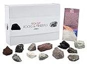 EISCO Rock Cycle Kit, 12 Pieces - Includes Metamorphic, Igneous & Sedimentary Rocks - 1" Specimens - Fun Geology Activity for Exploring The Rock Cycle & Rock Types - Tech Cut Rocks Labs