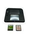Nintendo 2DS Konsole 3DS Spielkonsole - Schwarz Blau - inkl. 2 Spiele